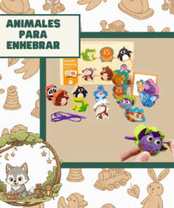 ANIMALES PARA ENHEBRAR